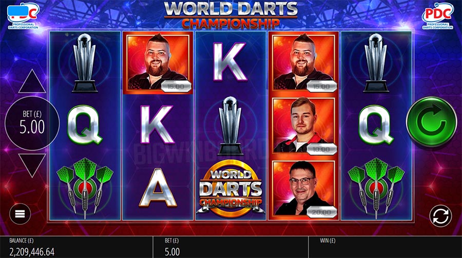 World Darts Championship slot