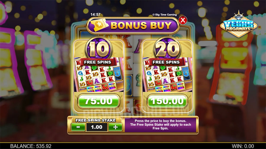 Vegas Megaways slot